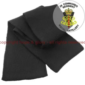 29 Commando Royal Artillery Heavy Knit Scarf