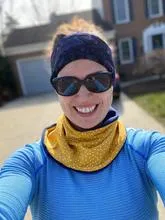 Adult Handmade Neck Warmer Rainbow Earth Tones