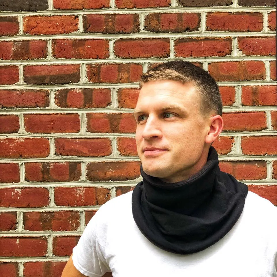 Adult Handmade Neck Warmer Solid Black (multiple liner options)