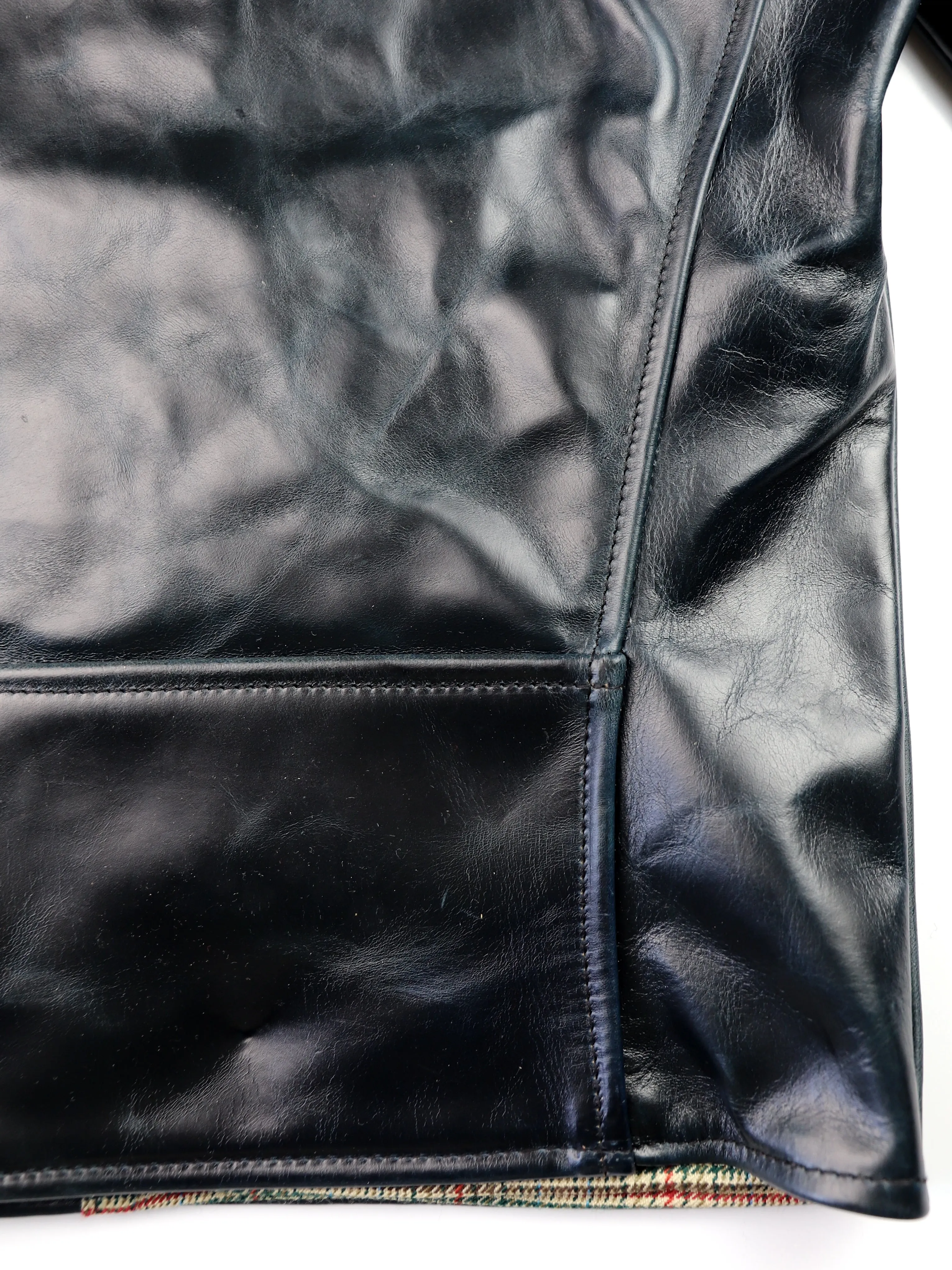 Aero Cafe' Racer, size 44, Midnight Blue CXL Horsehide