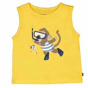 Banana Scuba Monkey Sleeveless Tee