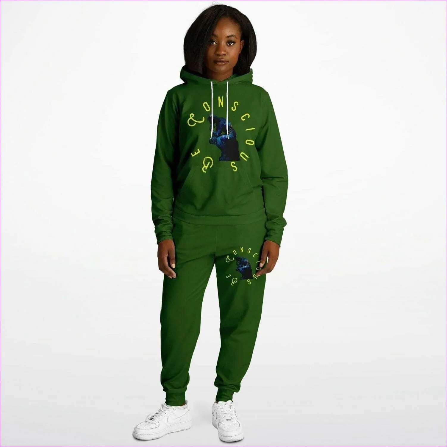 Be Conscious Thinking Man Unisex Premium Sweatsuit