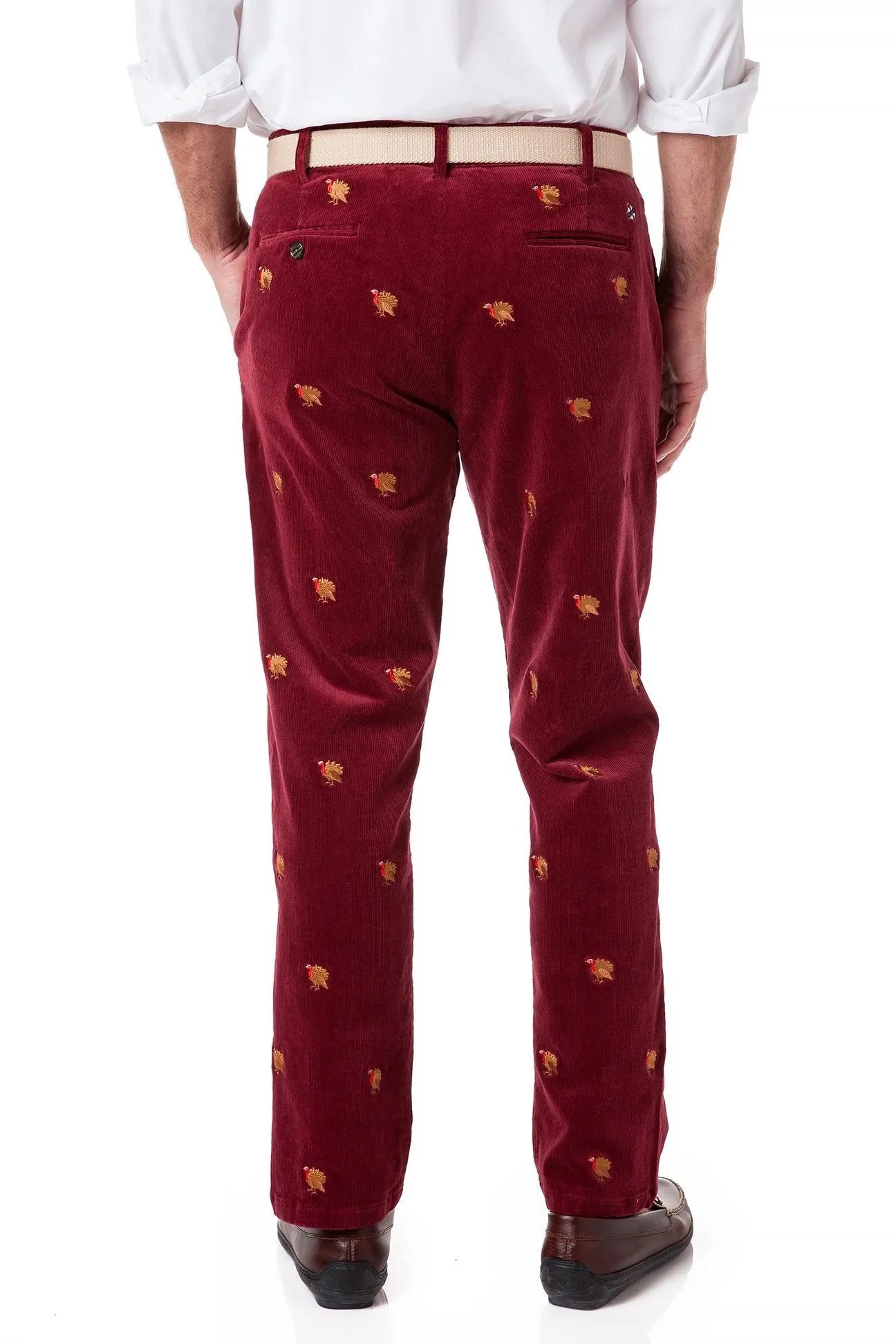 Beachcomber Corduroy Pant Merlot with Turkey
