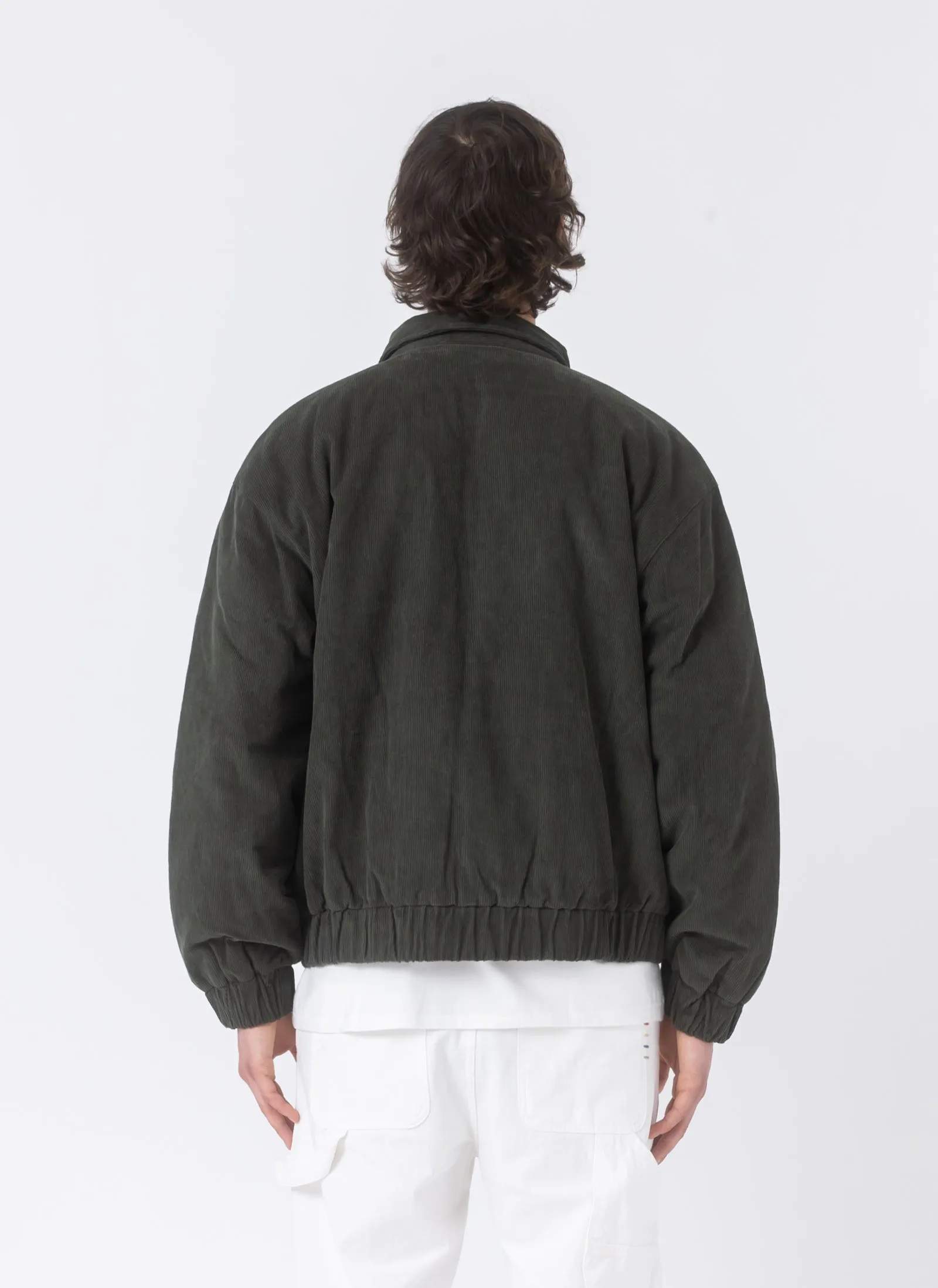 B.Nostalgic Jacket Bottle Green Corduroy