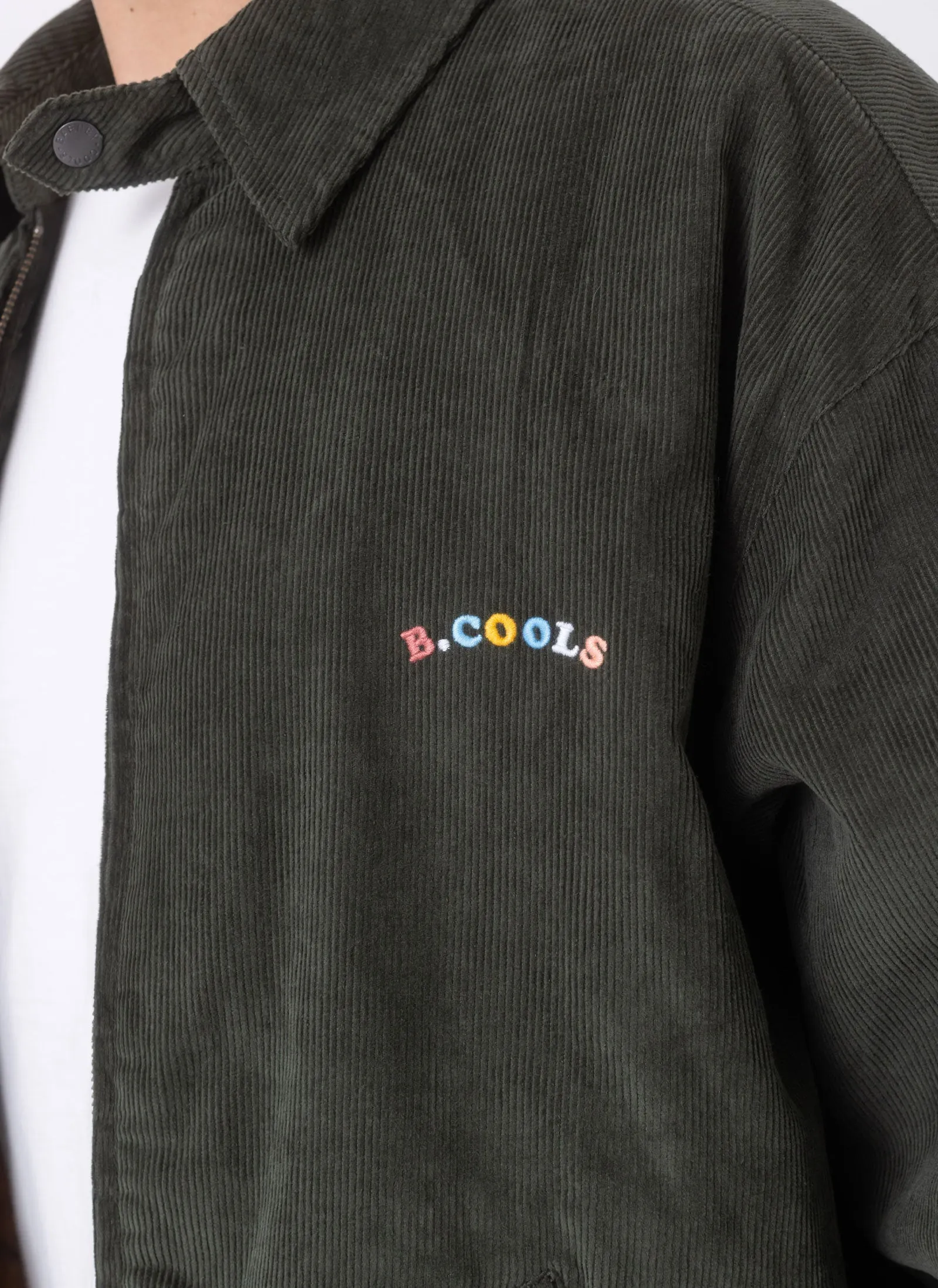 B.Nostalgic Jacket Bottle Green Corduroy