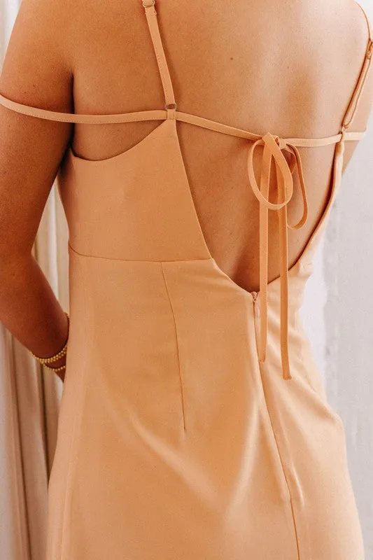 Bohemian Strap Detail Mini Tank Slip Dress
