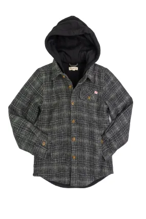 Boys Hooded Insulated Shirt