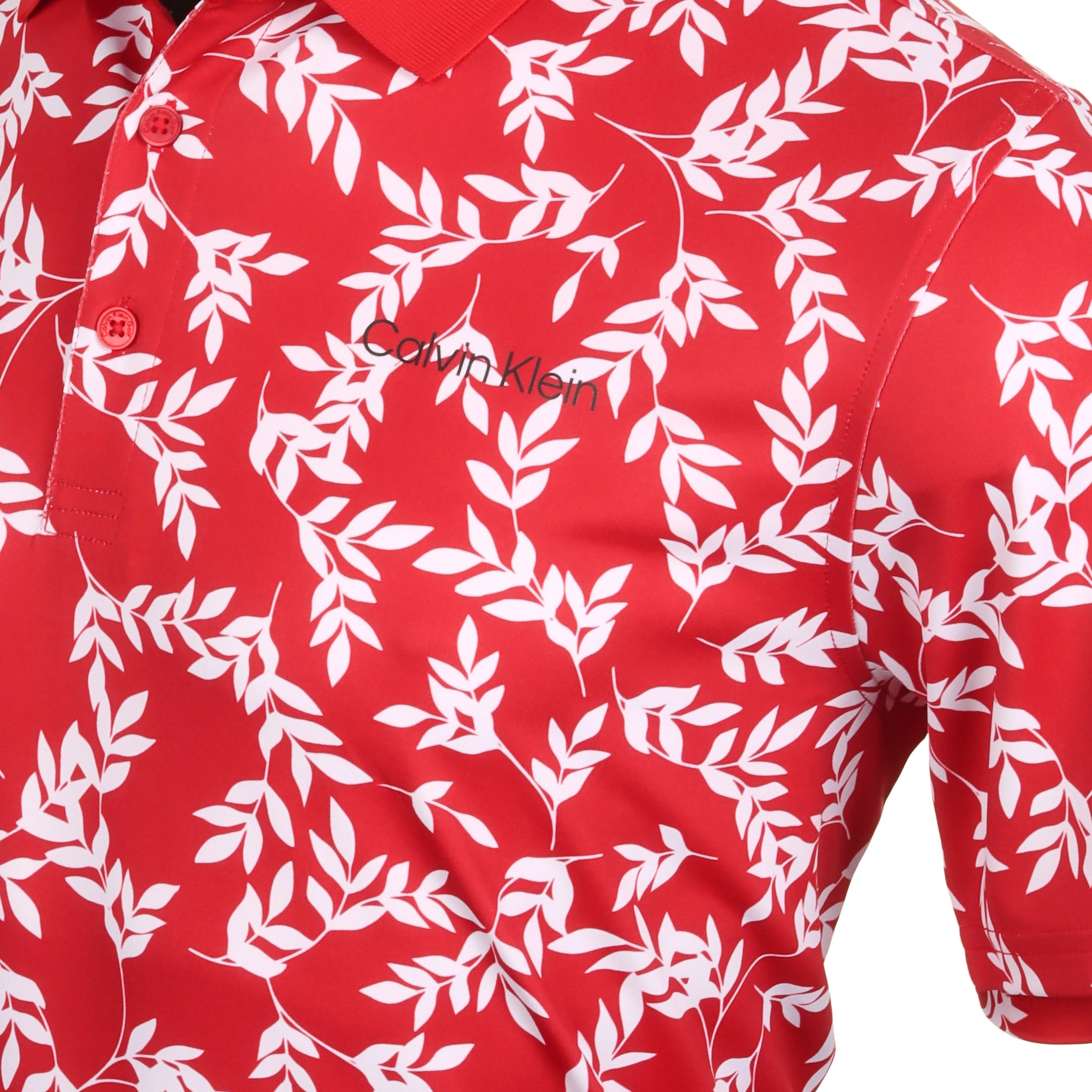 Calvin Klein Golf Leaf Print Shirt