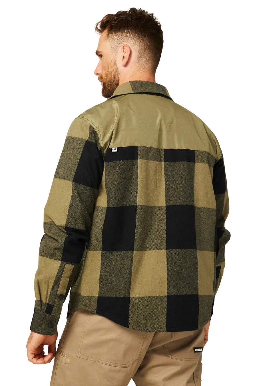 CAT Buffalo Check Insulated Shirt Jacket
