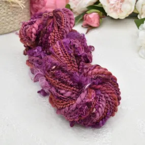 Chunky Hand Spun Art Yarn Sweet Kisses
