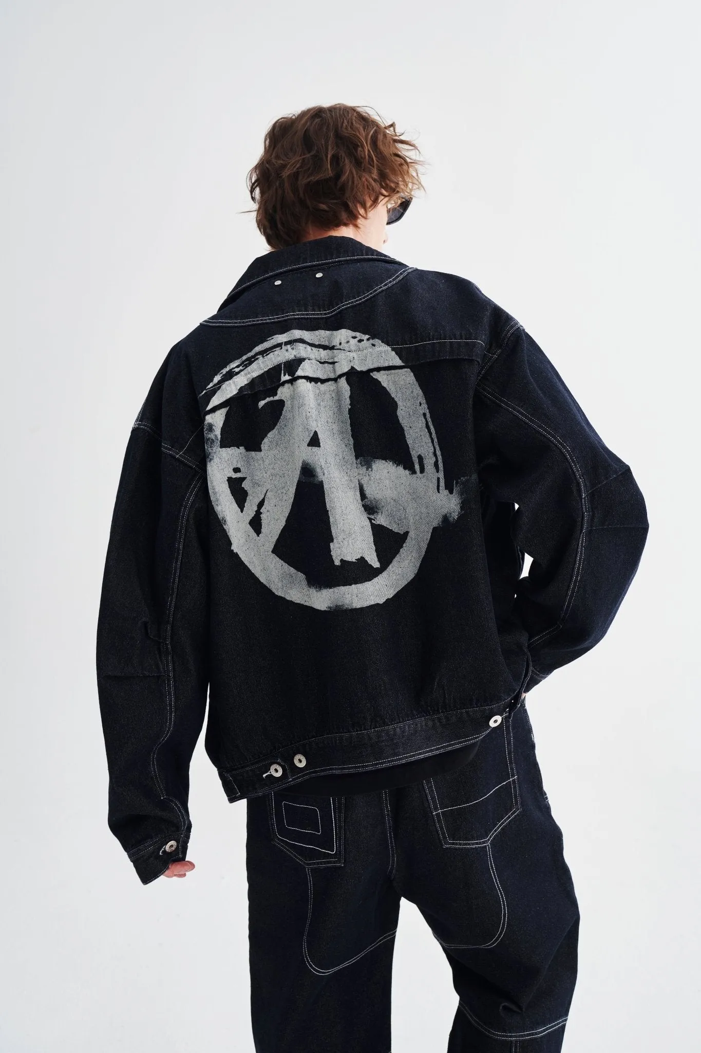 CLUELESS DENIM JACKET BLACK