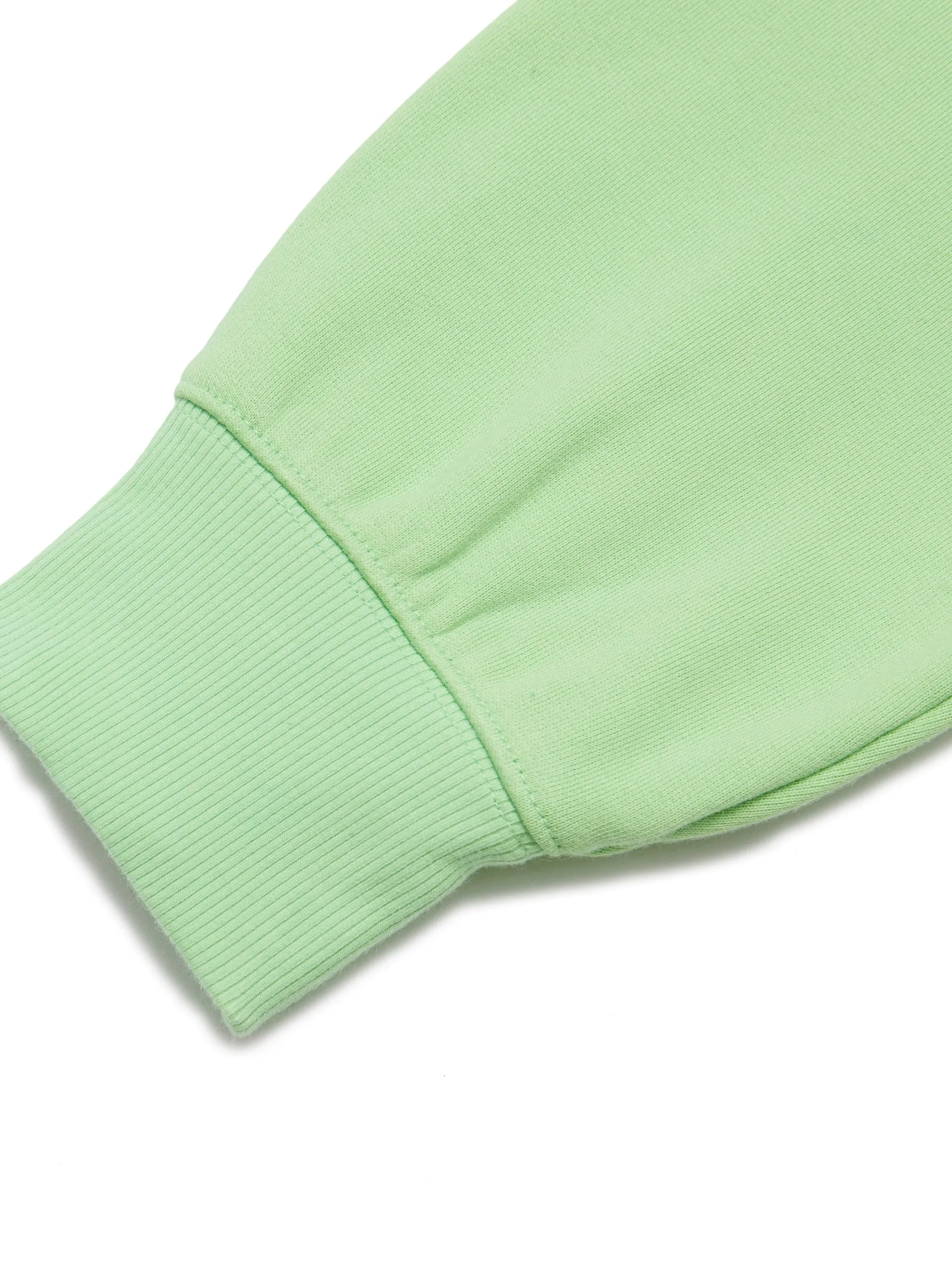 Cut Back Slit Cotton Sweatshirt
