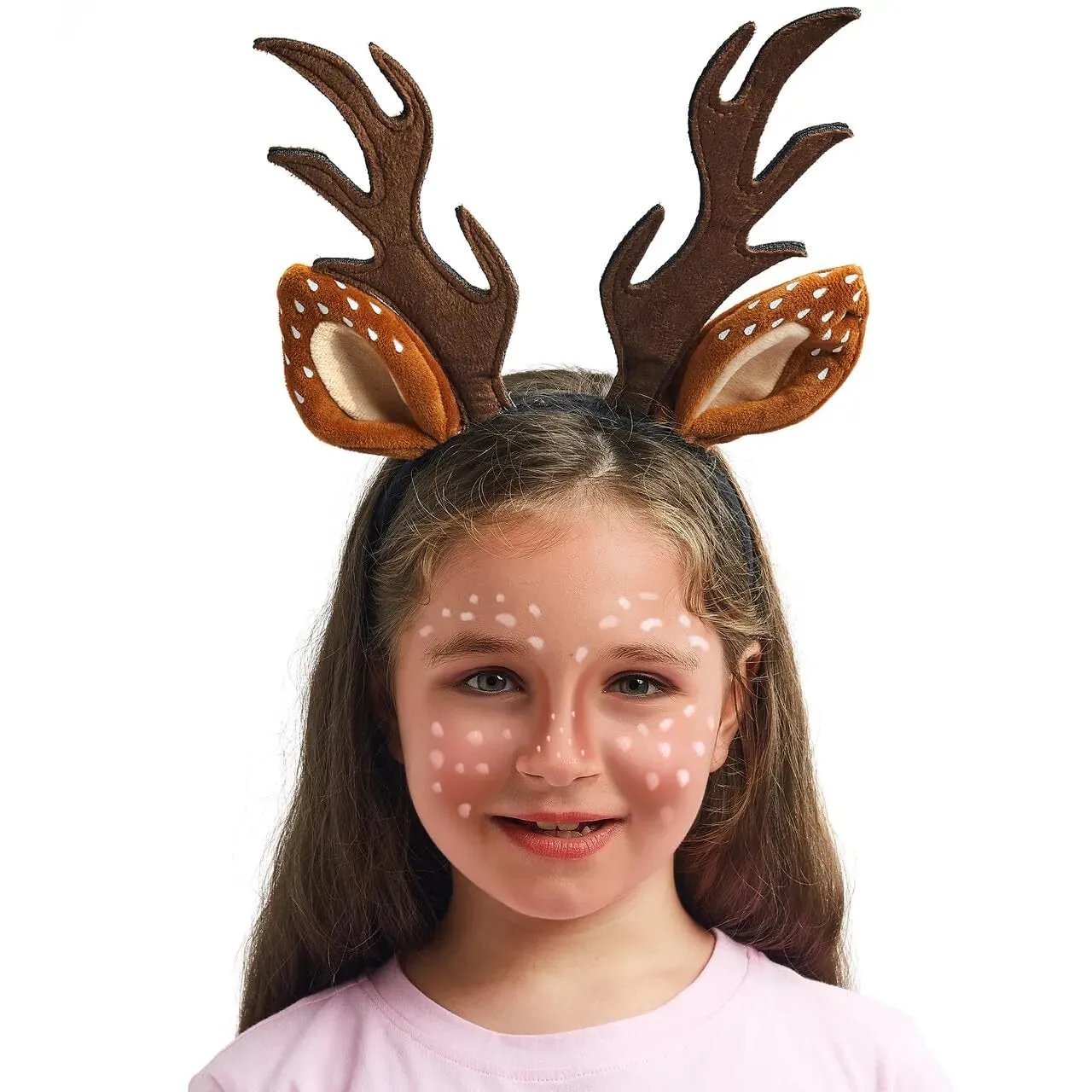 Deer Headband with Fawn Tail Accesories Set for Halloween Party
