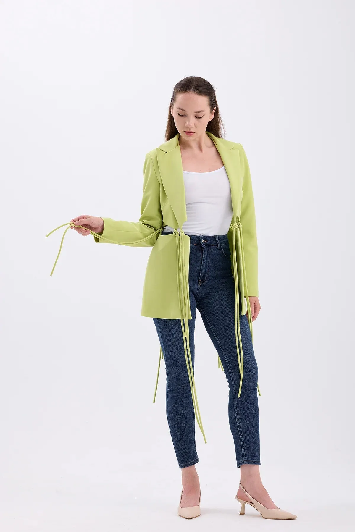 DESIGN OIL GREEN JACKET