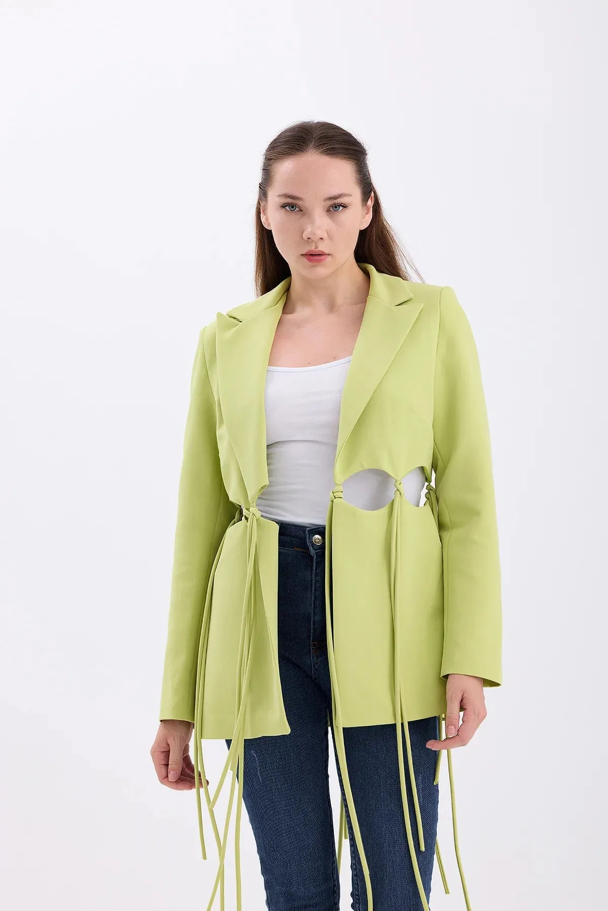 DESIGN OIL GREEN JACKET
