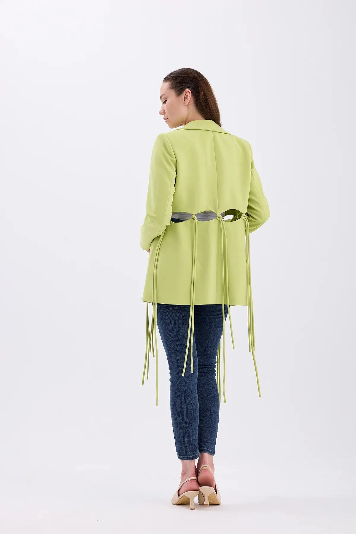 DESIGN OIL GREEN JACKET