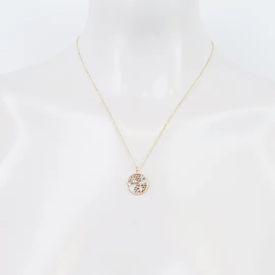 Discreet Bee Day Collar, 18K Gold. Dainty day wear Collar for Submissive/Slave.