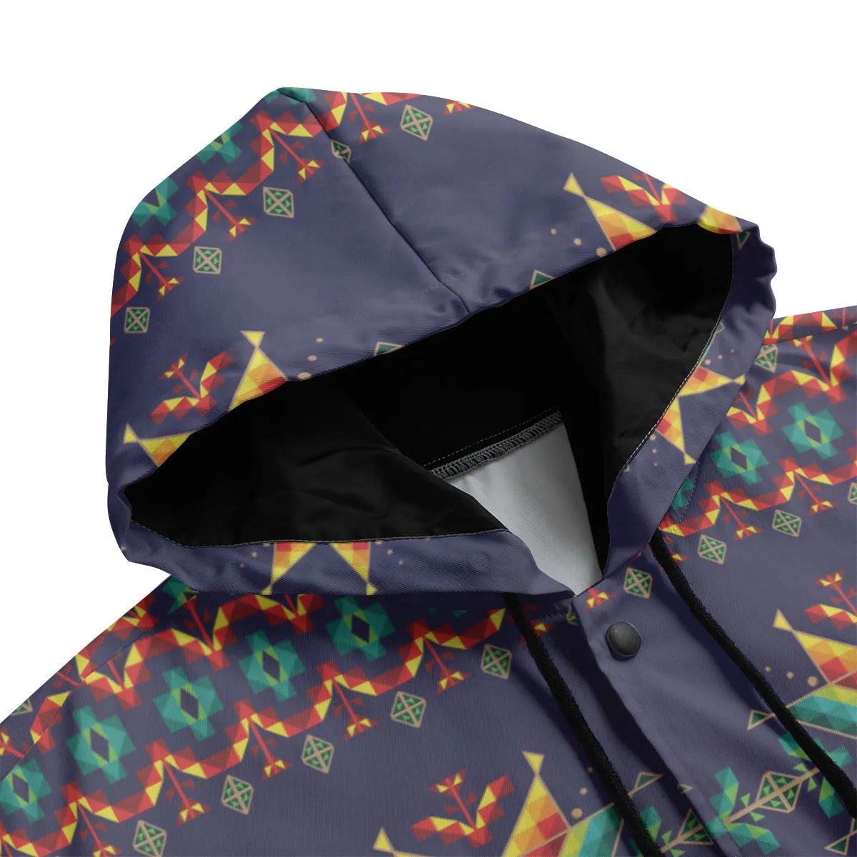 Dreams Of Ancestors Indigo Shade Men's Varsity Jacket