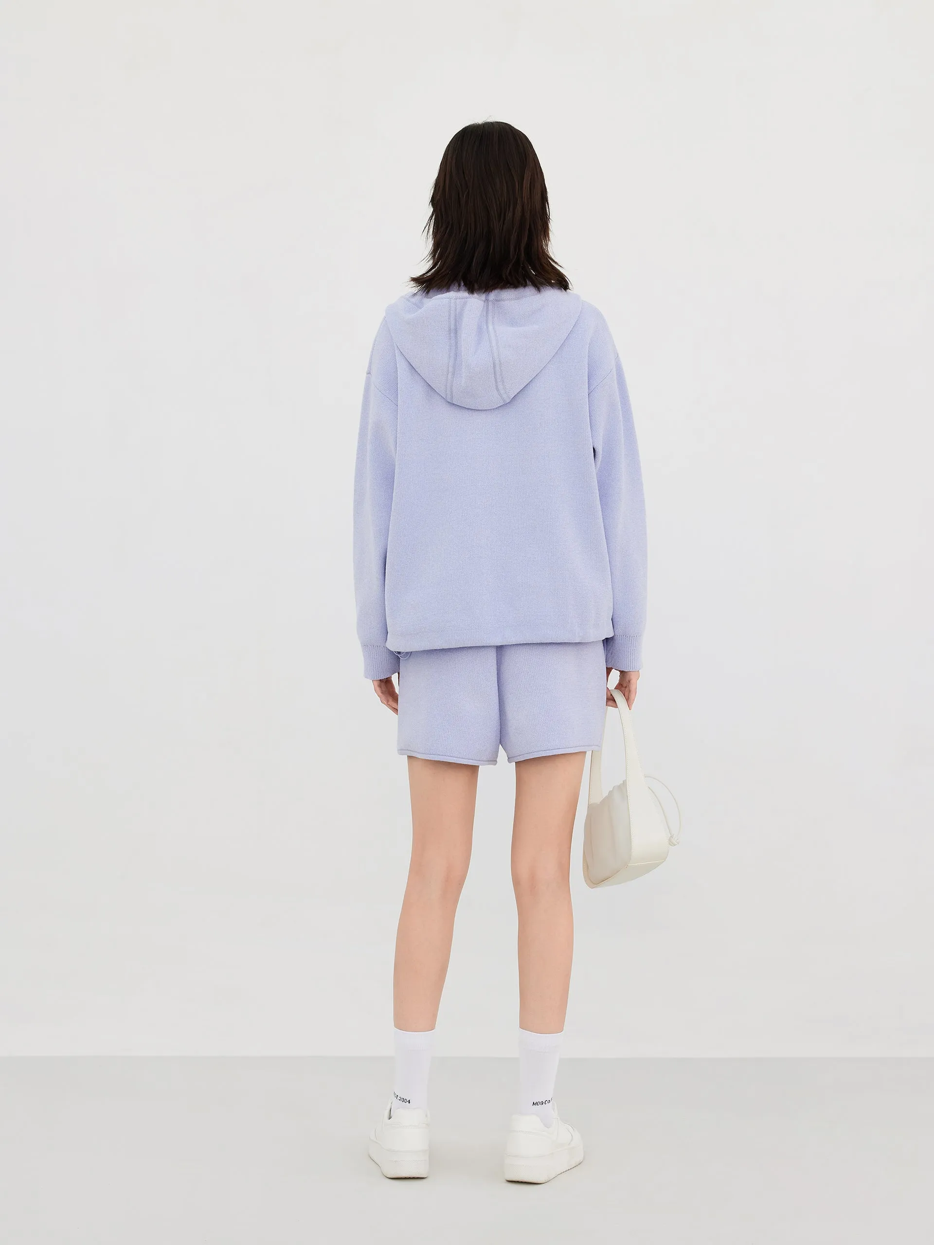Drop Shoulder Hooded Sweatshirt