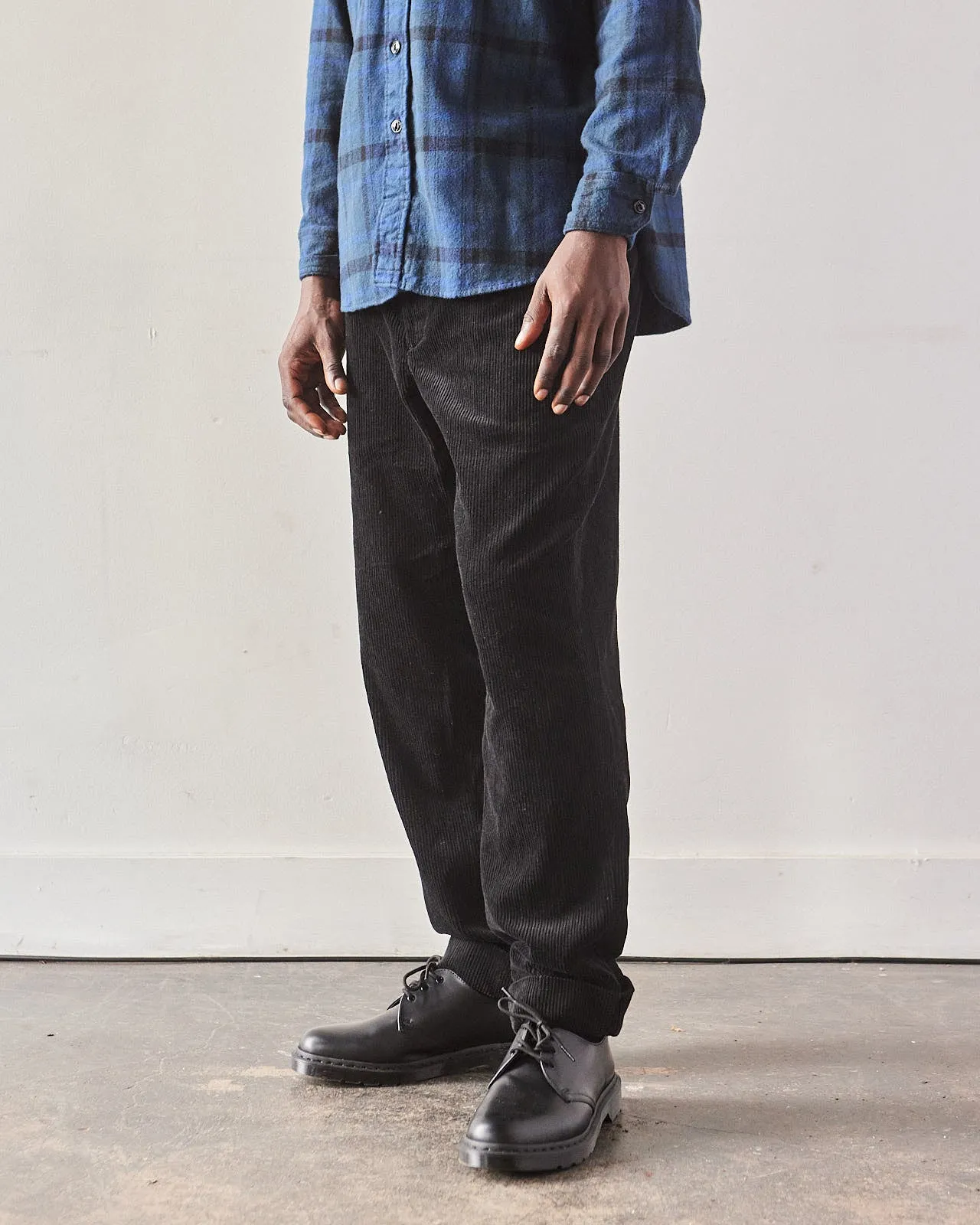 Engineered Garments 8W Corduroy Andover Pant, Black