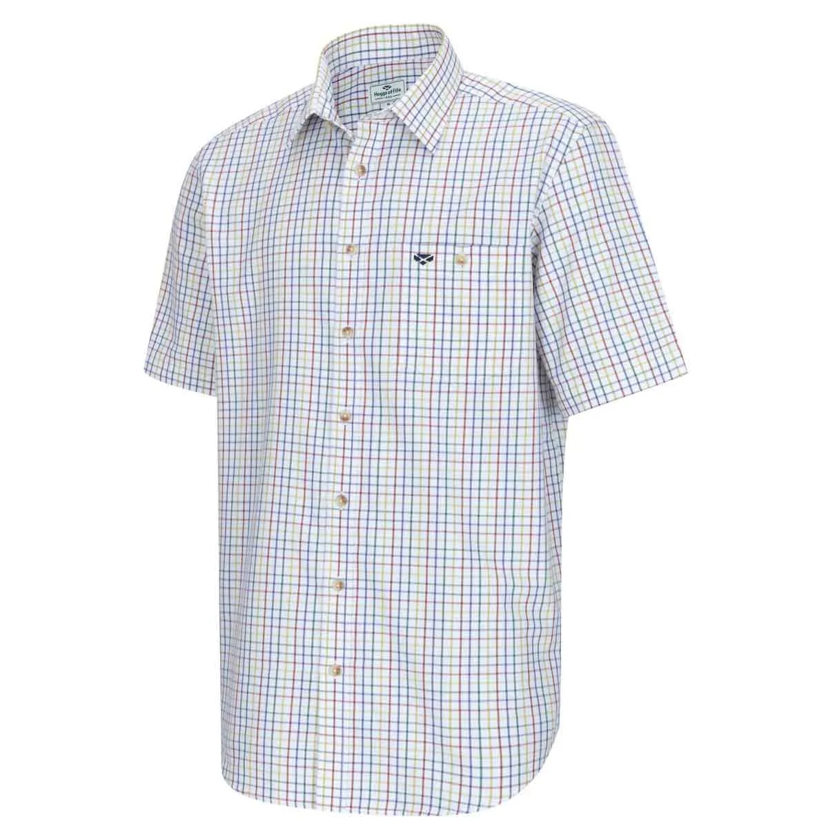 Hoggs of Fife Kessock Short Sleeve Tattersall Shirt