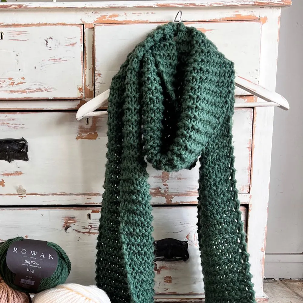 Knit in a Night Scarf - Knitting Pattern