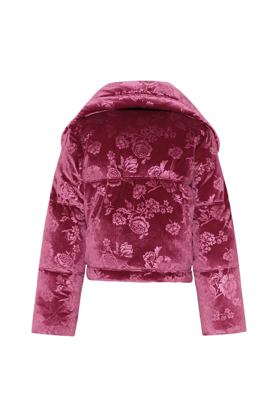 La Chanson Puffer Jacket | Berry