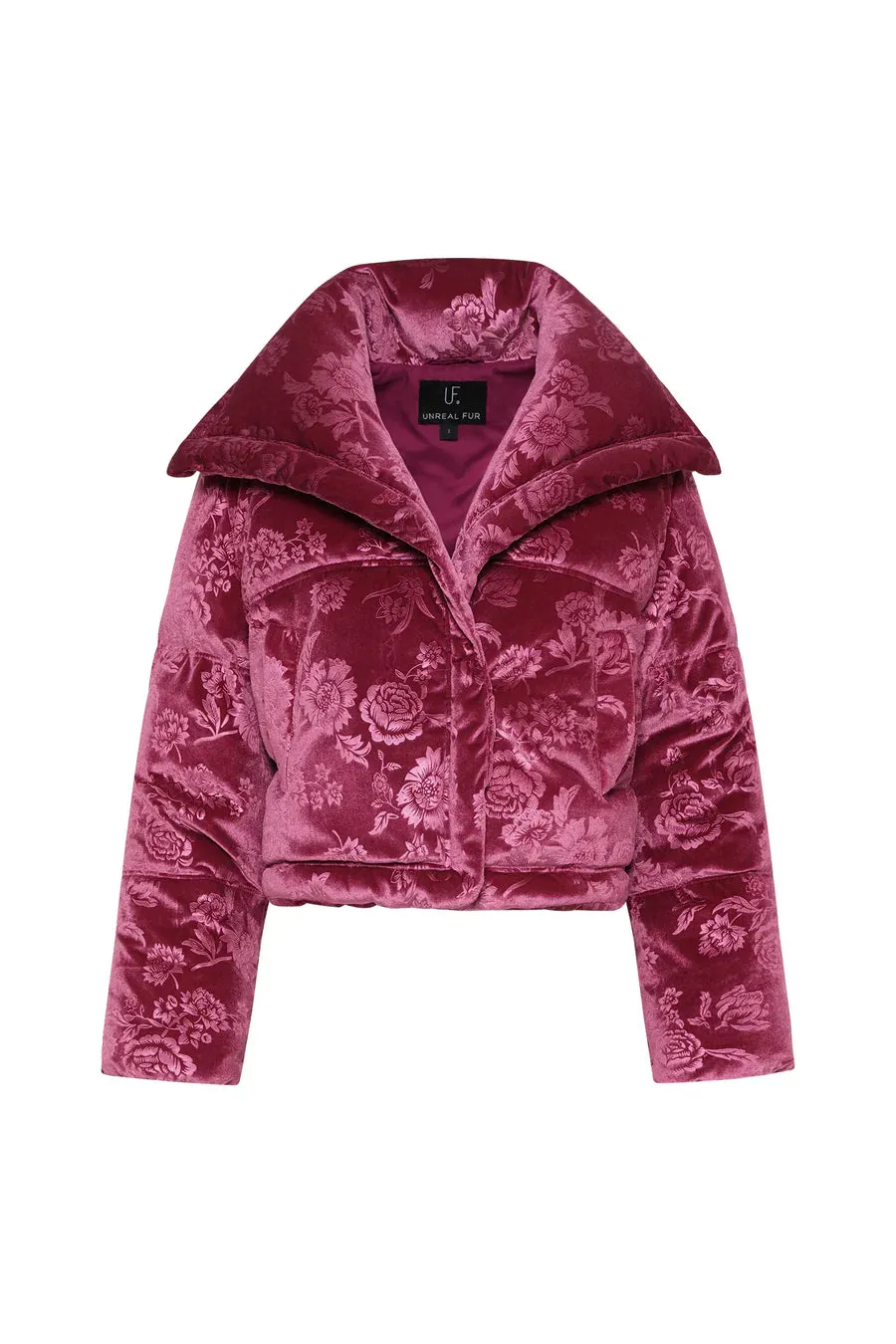 La Chanson Puffer Jacket | Berry