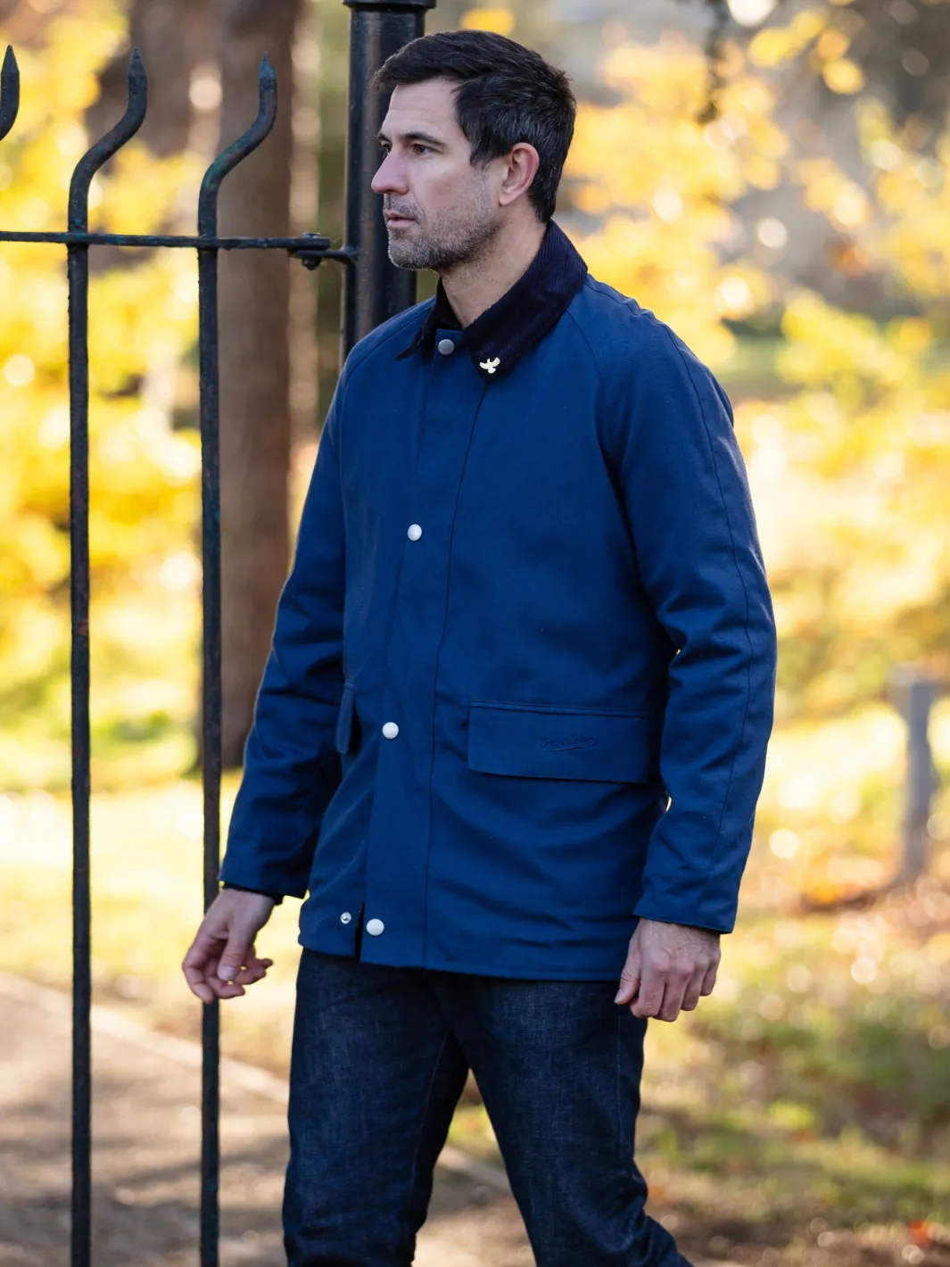 Landowner Casual Walking Jacket - Navy