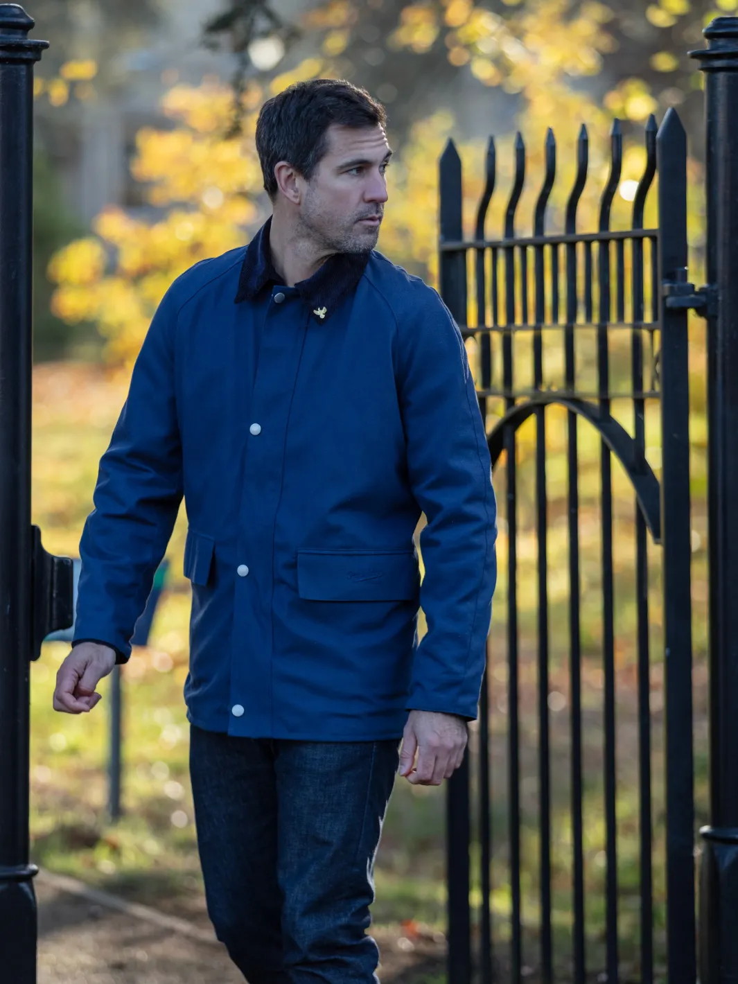Landowner Casual Walking Jacket - Navy