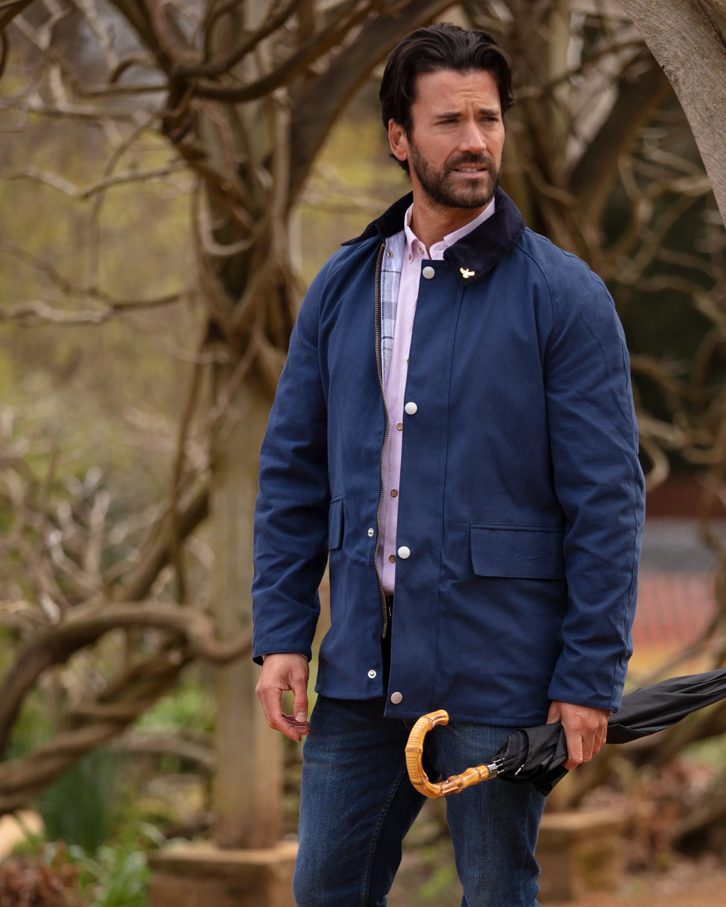 Landowner Casual Walking Jacket - Navy