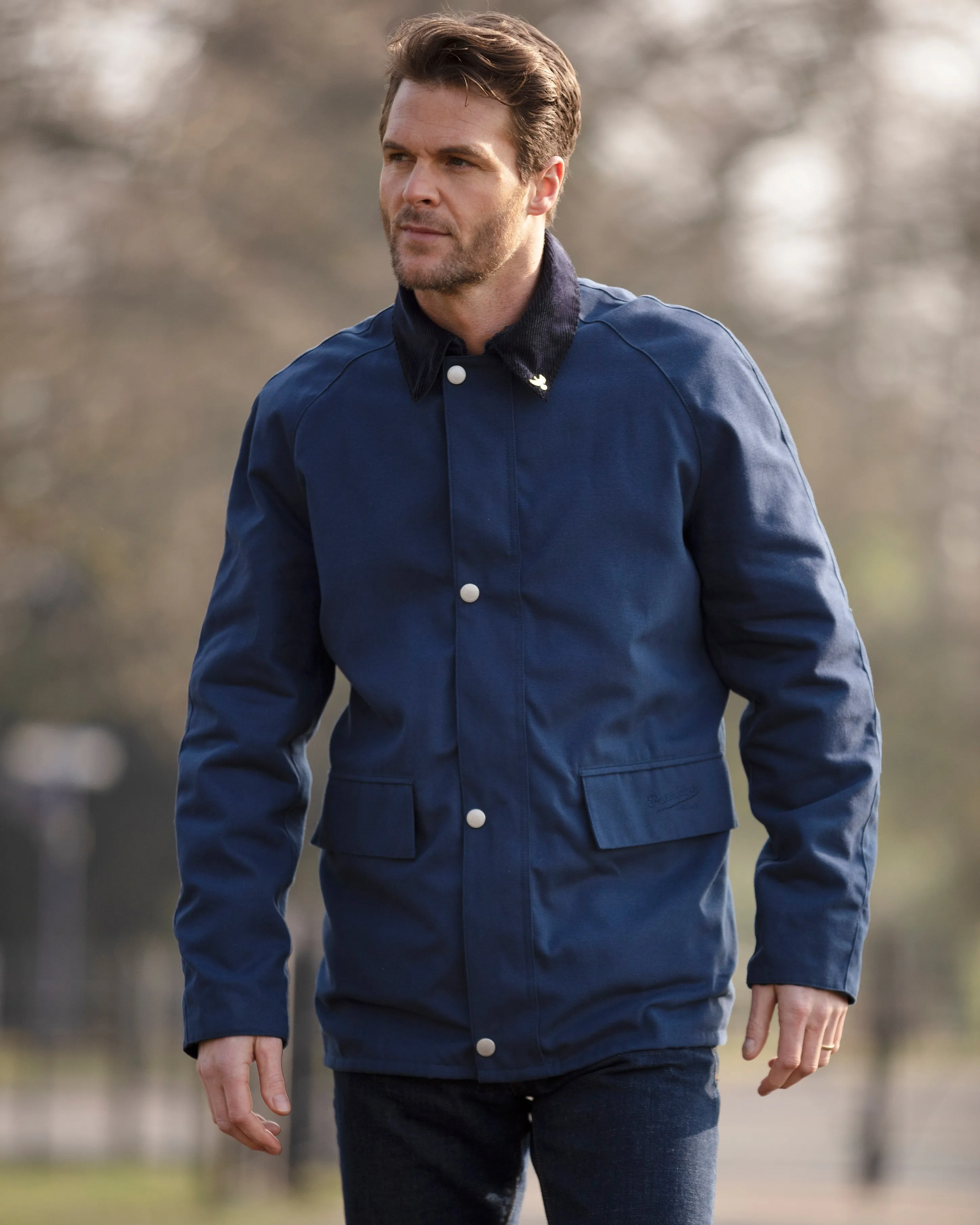 Landowner Casual Walking Jacket - Navy