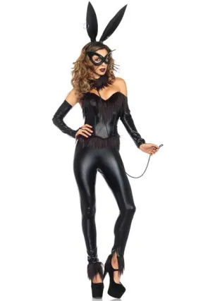 Leather Lady Bunny Costume