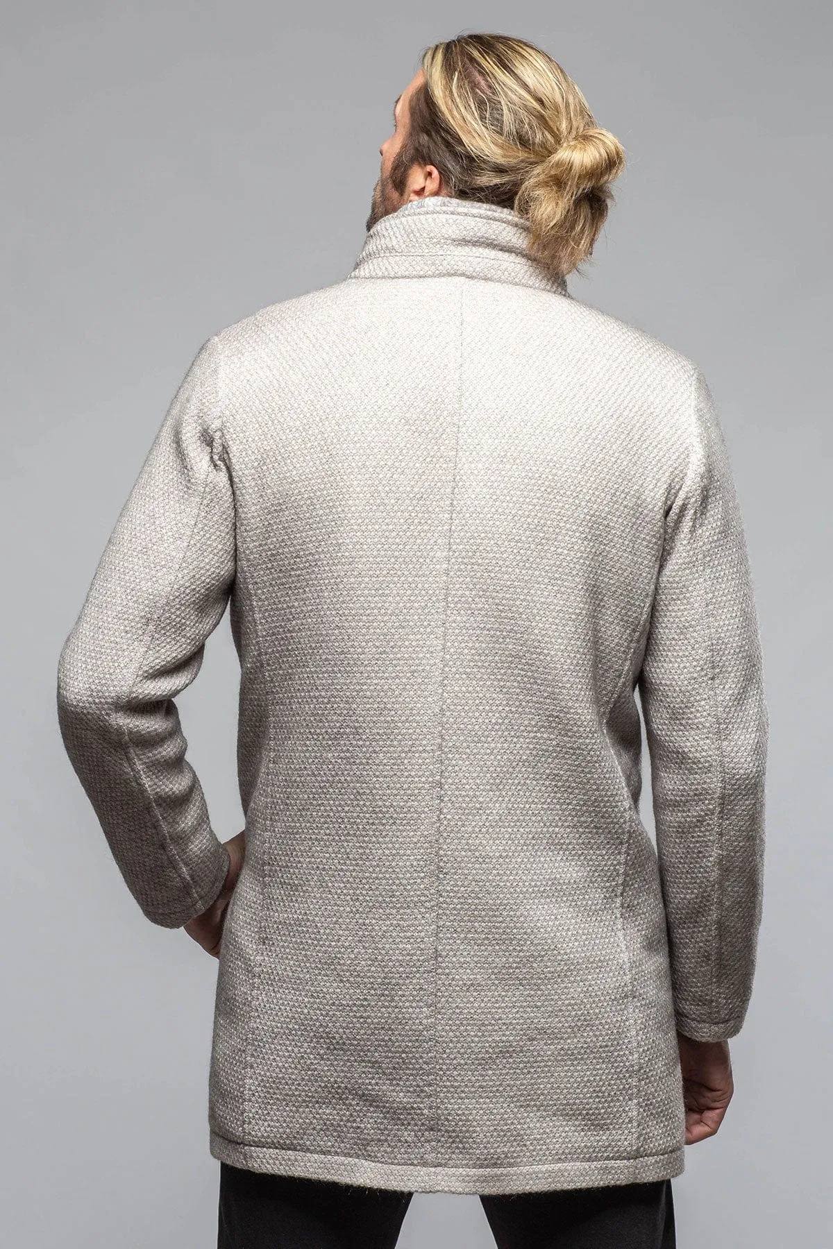 Leon Knit Jacket in Ice