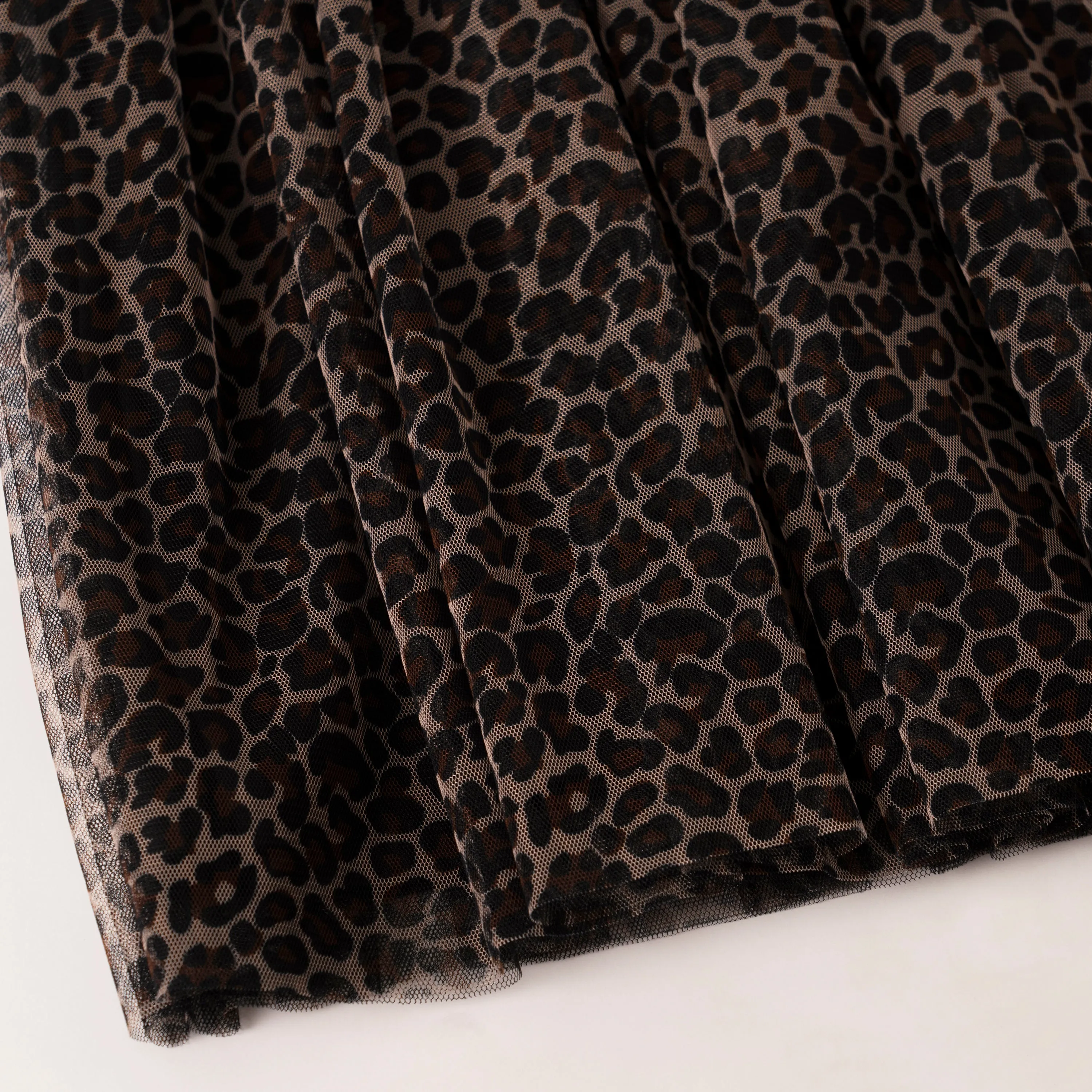 Leopard Mesh Dress