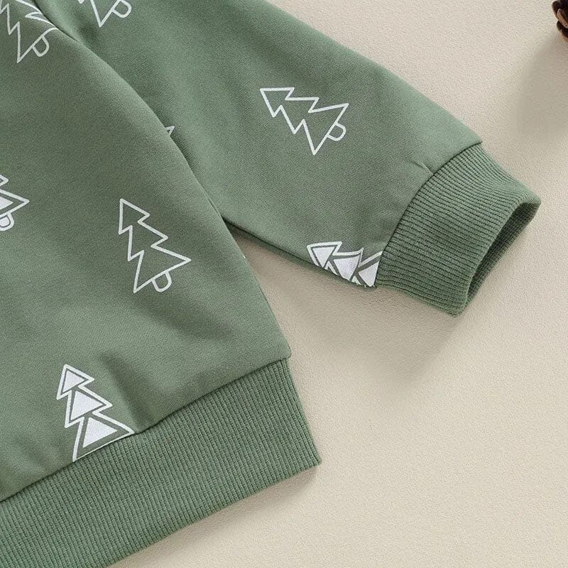 Long Sleeve Christmas Tree Baby Set