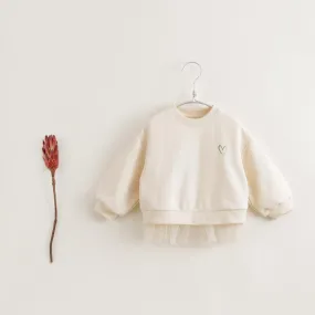 MARC & JANIE Girls Mesh Patchwork Sweatshirt 231751