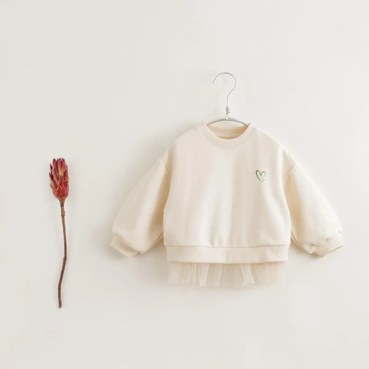 MARC & JANIE Girls Mesh Patchwork Sweatshirt 231751