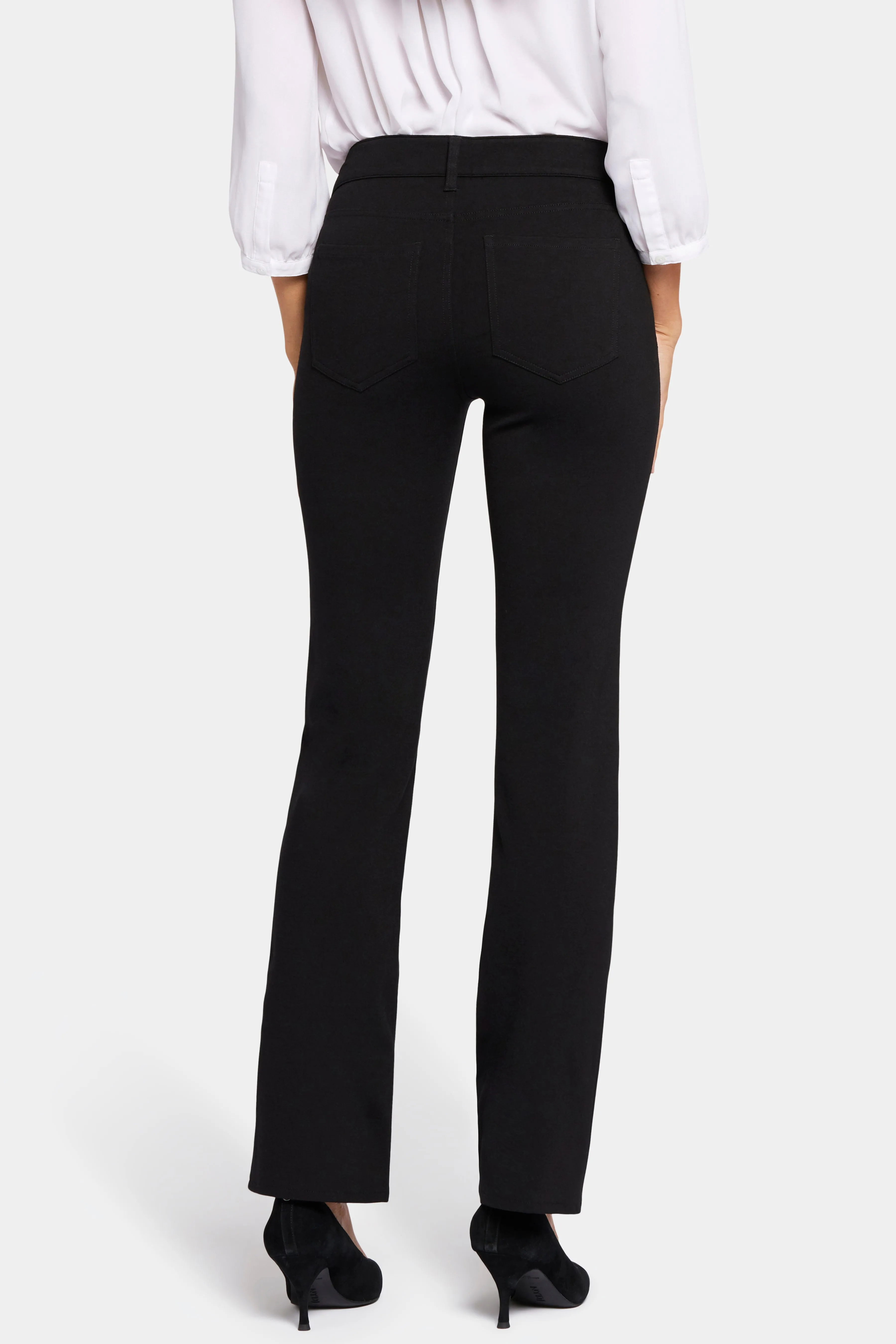 Marilyn Straight Pants In Petite - Black