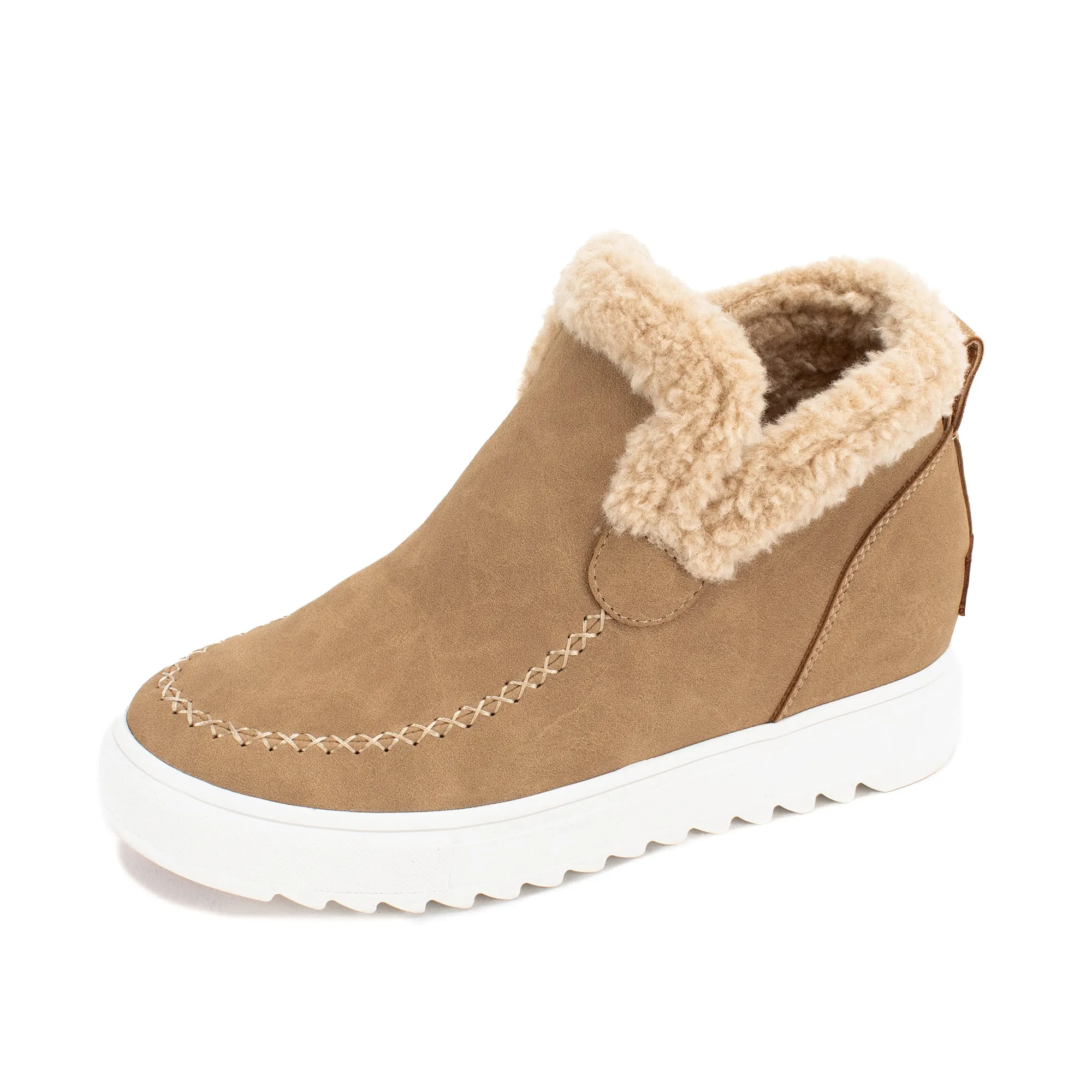 Moritz Shearling Wedge Sneaker