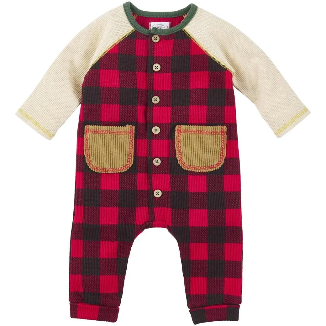 Mud Pie Buffalo Check One-Piece