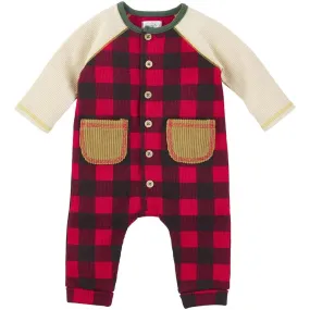 Mud Pie Buffalo Check One-Piece