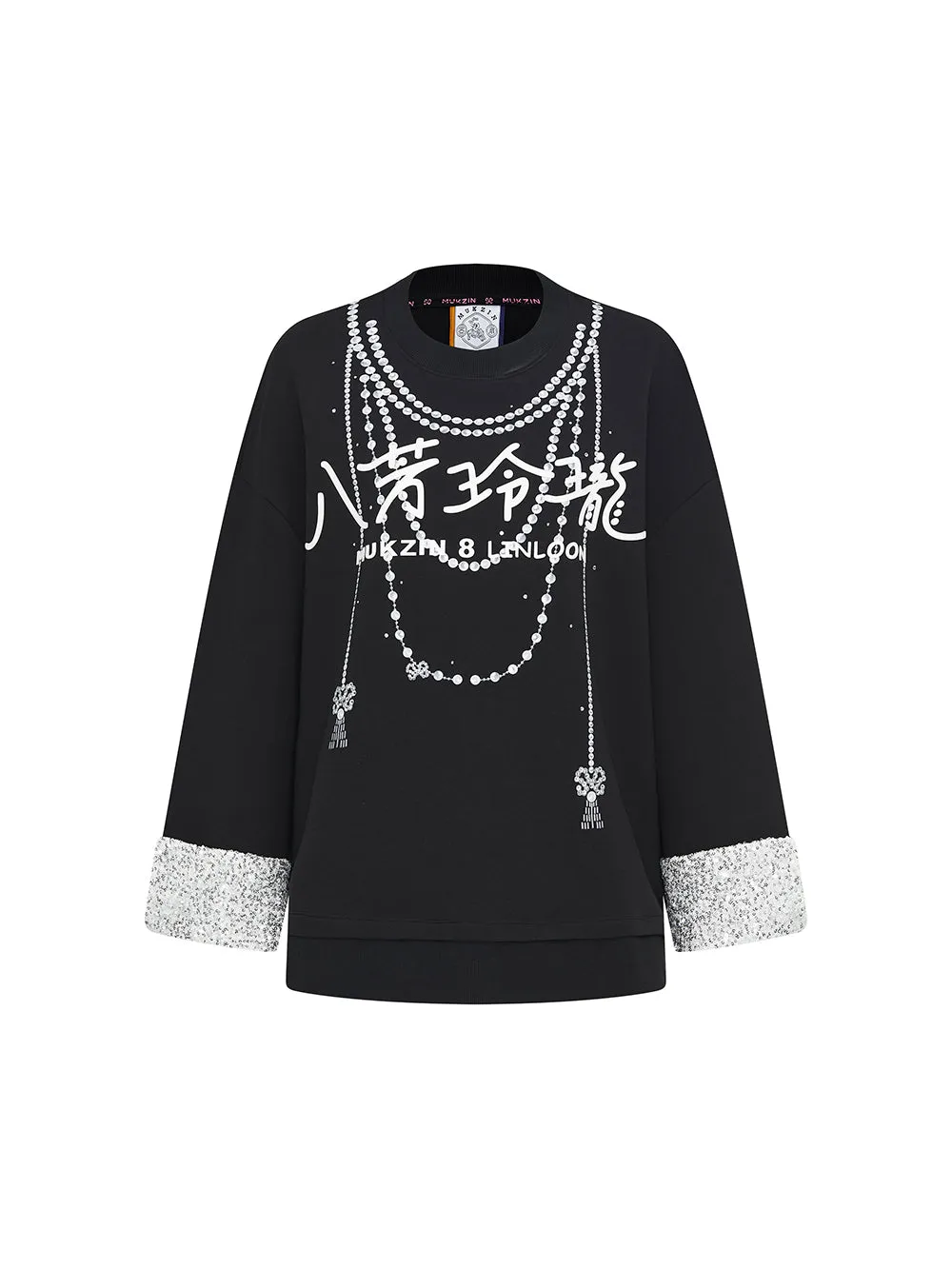 MUKZIN Linglong "Bafang Linglong" Air Cotton Design Sweatshirt