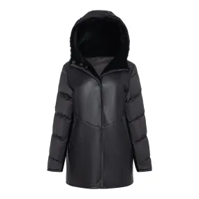 Newport Shearling goose down parka