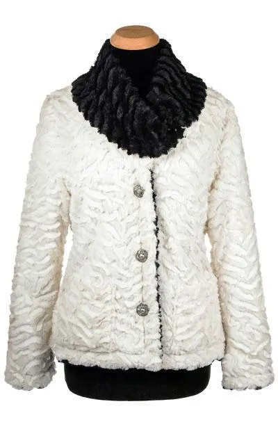 Norma Jean Coat, Reversible - Desert Sand in Midnight with Pearl (One Small Left)