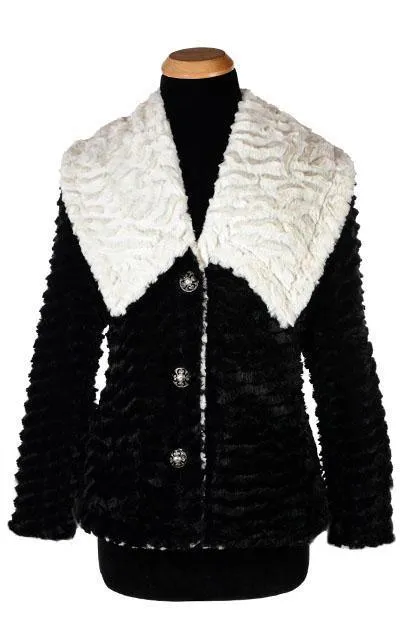 Norma Jean Coat, Reversible - Desert Sand in Midnight with Pearl (One Small Left)