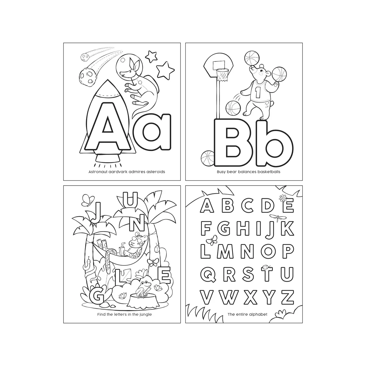 Ooly ABC: Amazing Animals Toddler Coloring Book