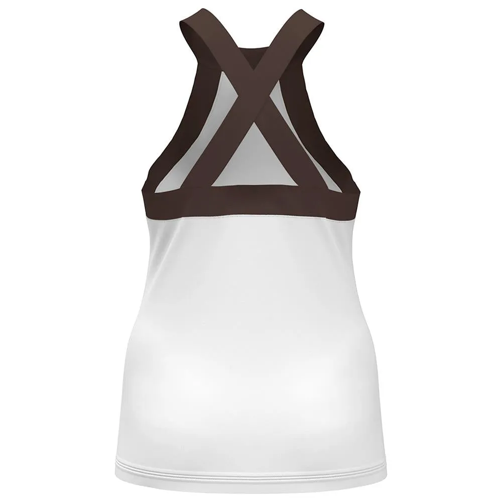 Penguin Women's Color Block Halter Top - Bright White