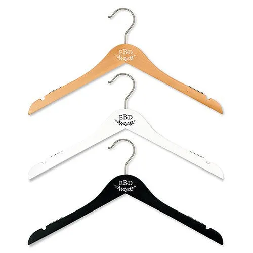 Personalized Fairy Tale Garland Monogram Wooden Wedding Hanger