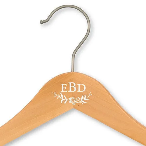 Personalized Fairy Tale Garland Monogram Wooden Wedding Hanger